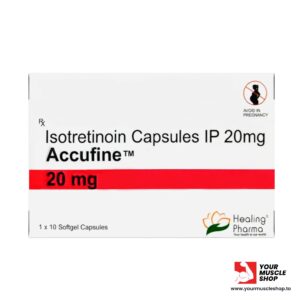 accutane (isotretinoin capsules ip) 20 mg / per tab – [ 10 capsules strip] – healing pharma