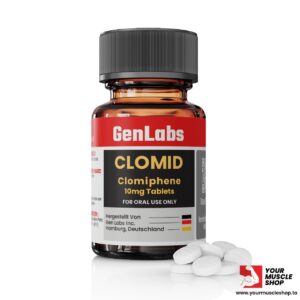 clomid (clomiphene citrate) 10mg / per tab – 200 tablets – genlabs