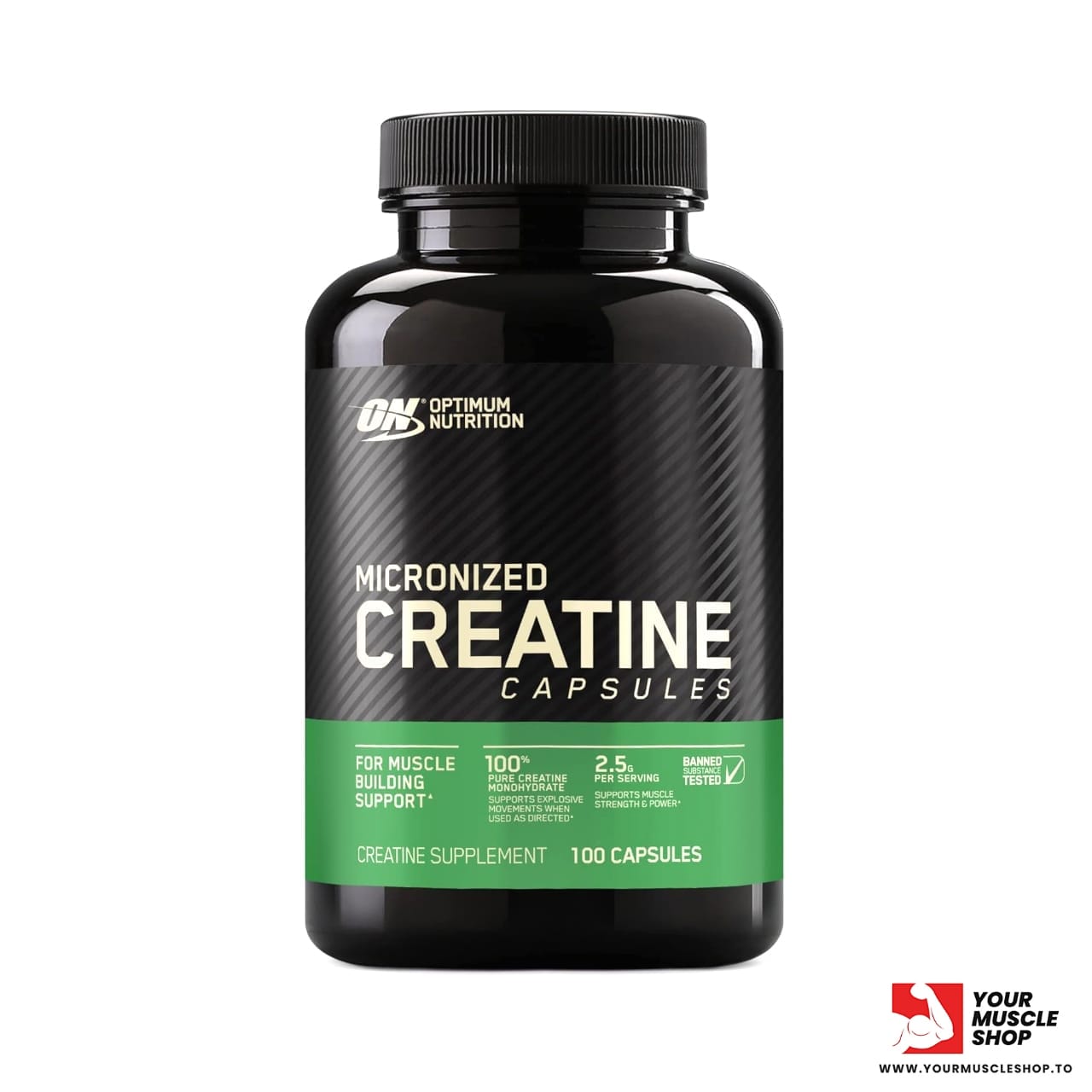 creatine 100 capsules – optimum nutrition