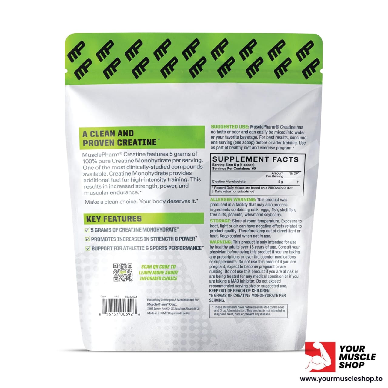 creatine 300 gm – musclepharma