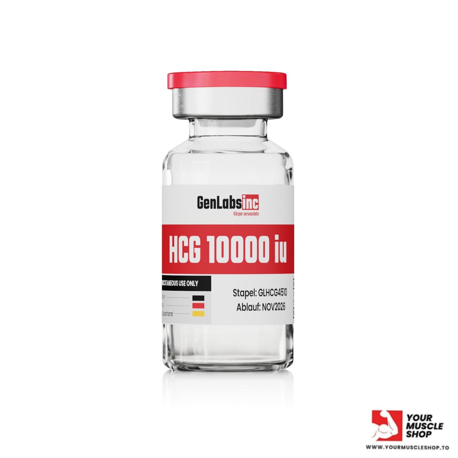 hcg 10000iu – vial ( human chorionic gonadotropin ) with bacteriostatic water genlabs