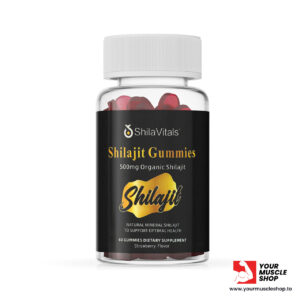 shilajit gummies ( 500mg organic shilajit ) [60 gummies – strawberry flavor – shilavitals