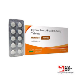 hydrochlorothiazide ( hctzide ) 25mg / per tab – [ 10 tablets strip ] – healing pharma
