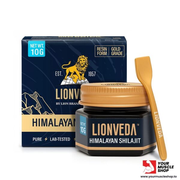 LIONVEDA HIMALAYAN SHILAJIT RESIN 10G CERTIFIED GOLD GRADE - Yourmuscleshop