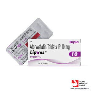 lipvas (atorvastatin) 10mg / per tab – [10 tablets strip] – cipla