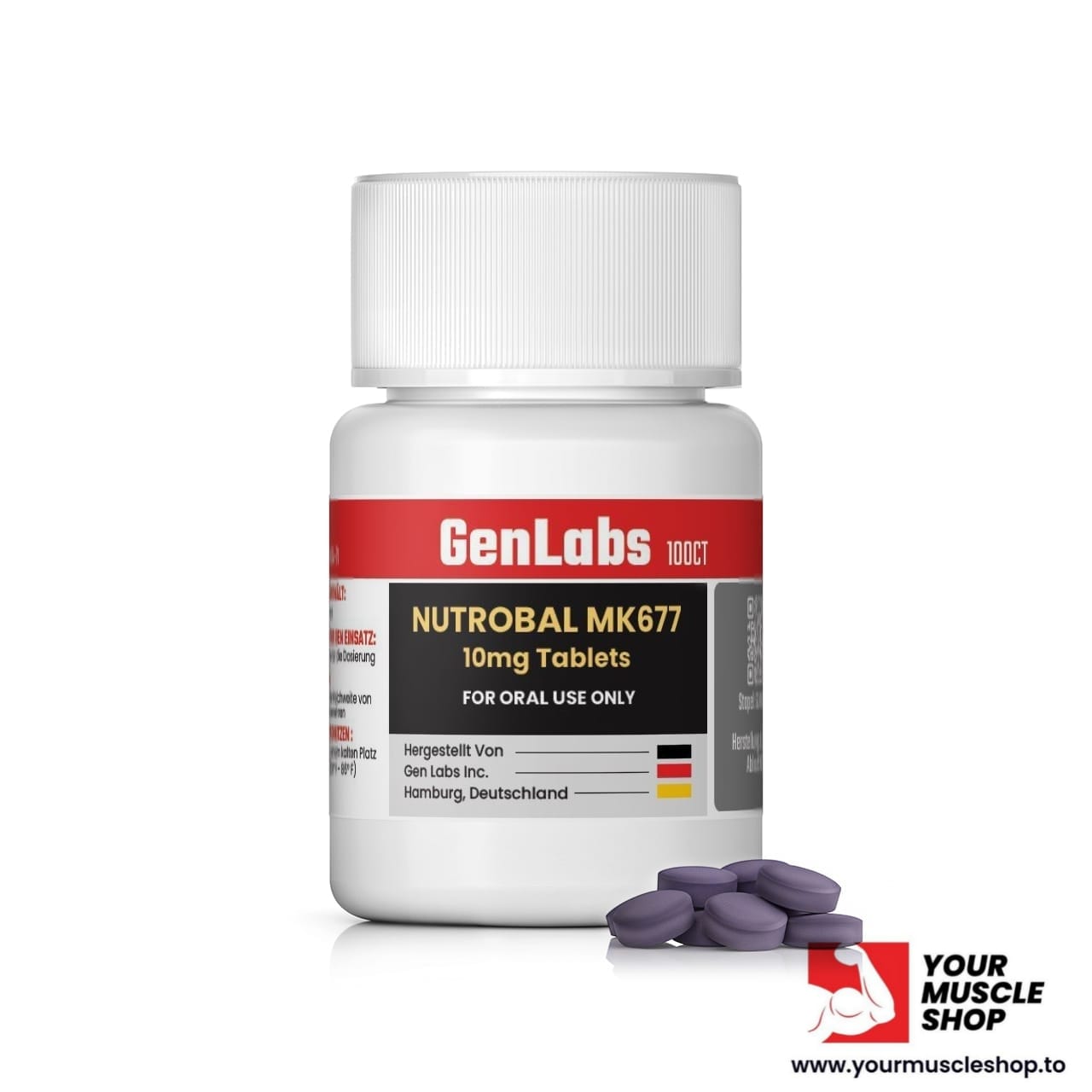 nutrobal – mk677 10 mg / per tab – 100 tablets genlabs