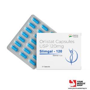 orlistat capsules (slimgal) usp 120 mg / per capsule [21 capsules strip] – healing pharma