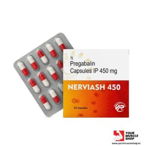 pregabalin capsules ip (nerviash 450) 450 mg / per capsule [15 capsules strip ] – asher pharmaceuticals