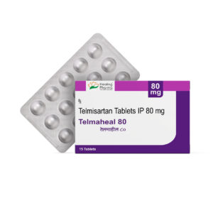 telmisartan (telmaheal) 80mg / per tab – [15 tablets strip] – healing pharma