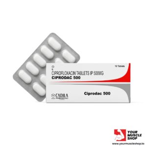 ciprodac 500 ( ciprofloxacin) 500mg / per tab – [10 tablets strip ] – cadila
