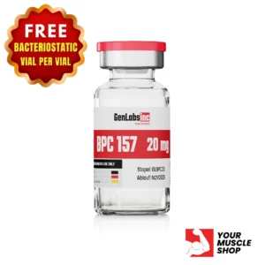 Bpc 157 – 20mg/ Vial – (with Bacteriostatic Water) – Genlabs